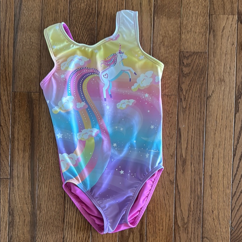 Destira Unicorn Rainbow Kids Leotard